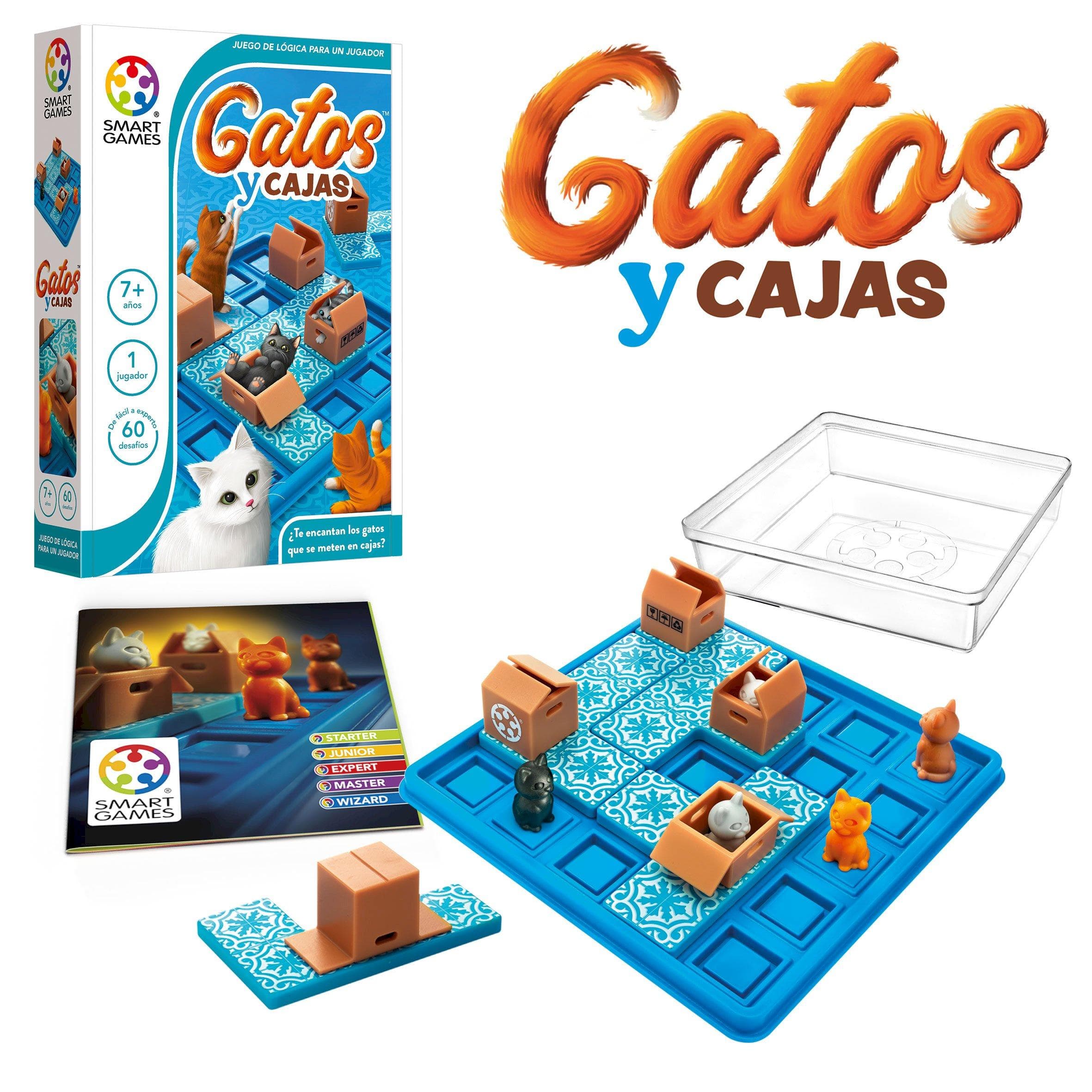 Gatos e caixas