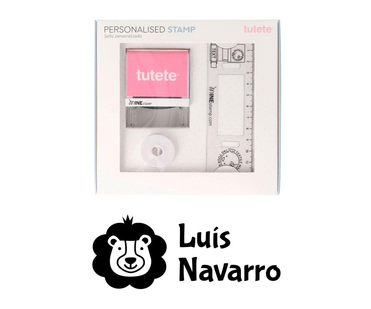 Selo Personalizado Leão+fita branca para roupas escuras