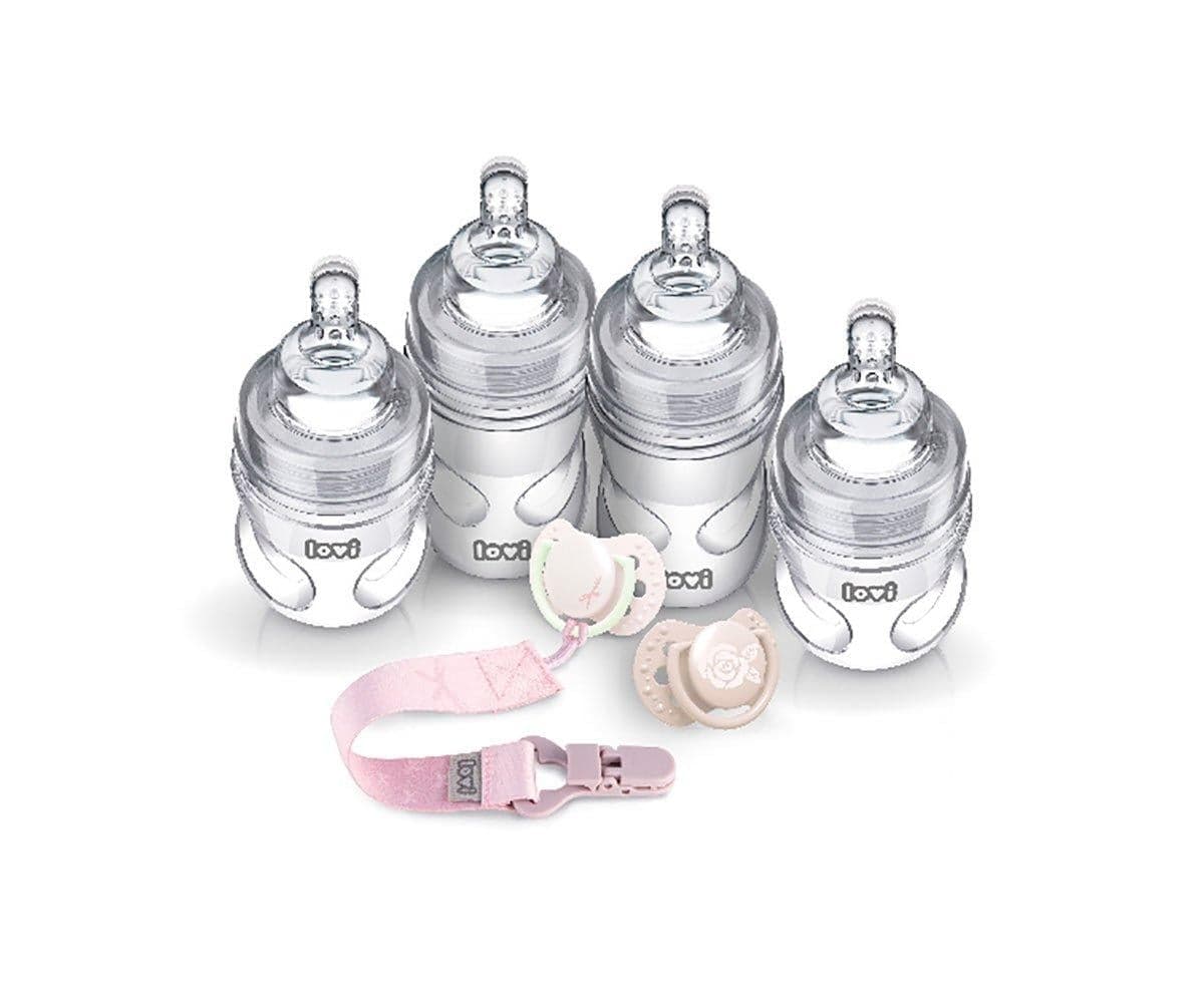Pack inicial de chá de bebé Rosa para recém-nascidos