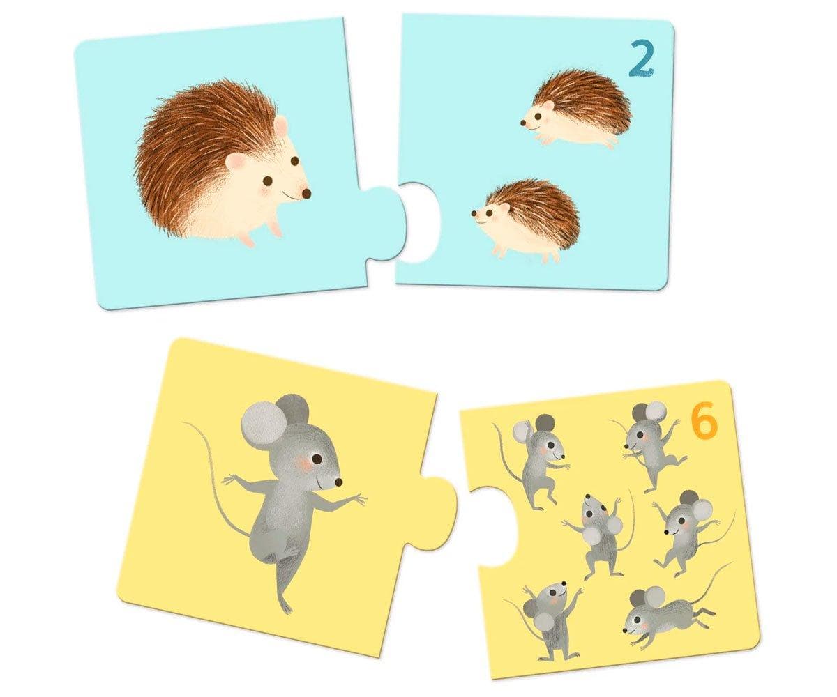 Dupla de quebra-cabeças Bay Animals