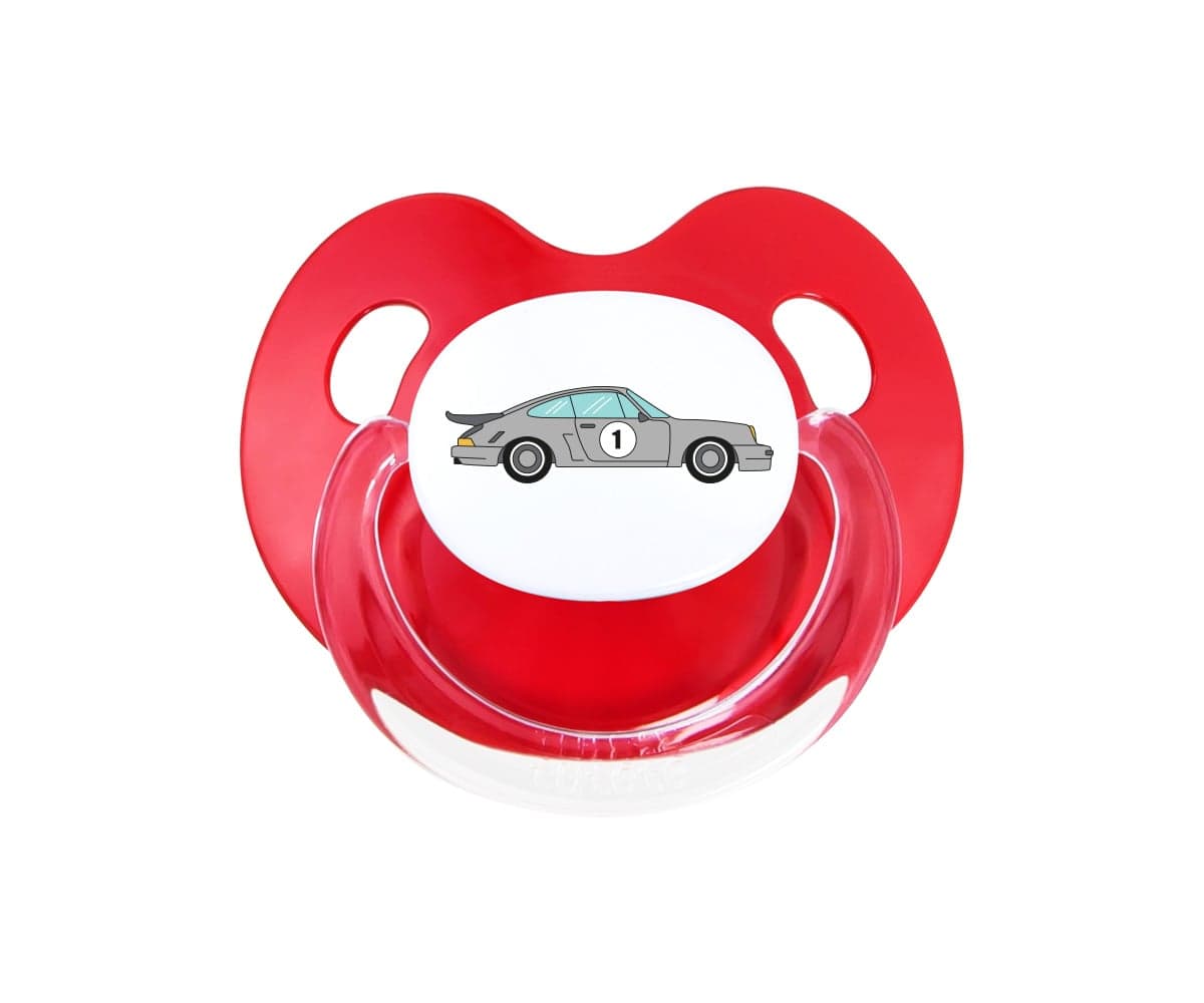 Chupeta Retro Vermelha Carro