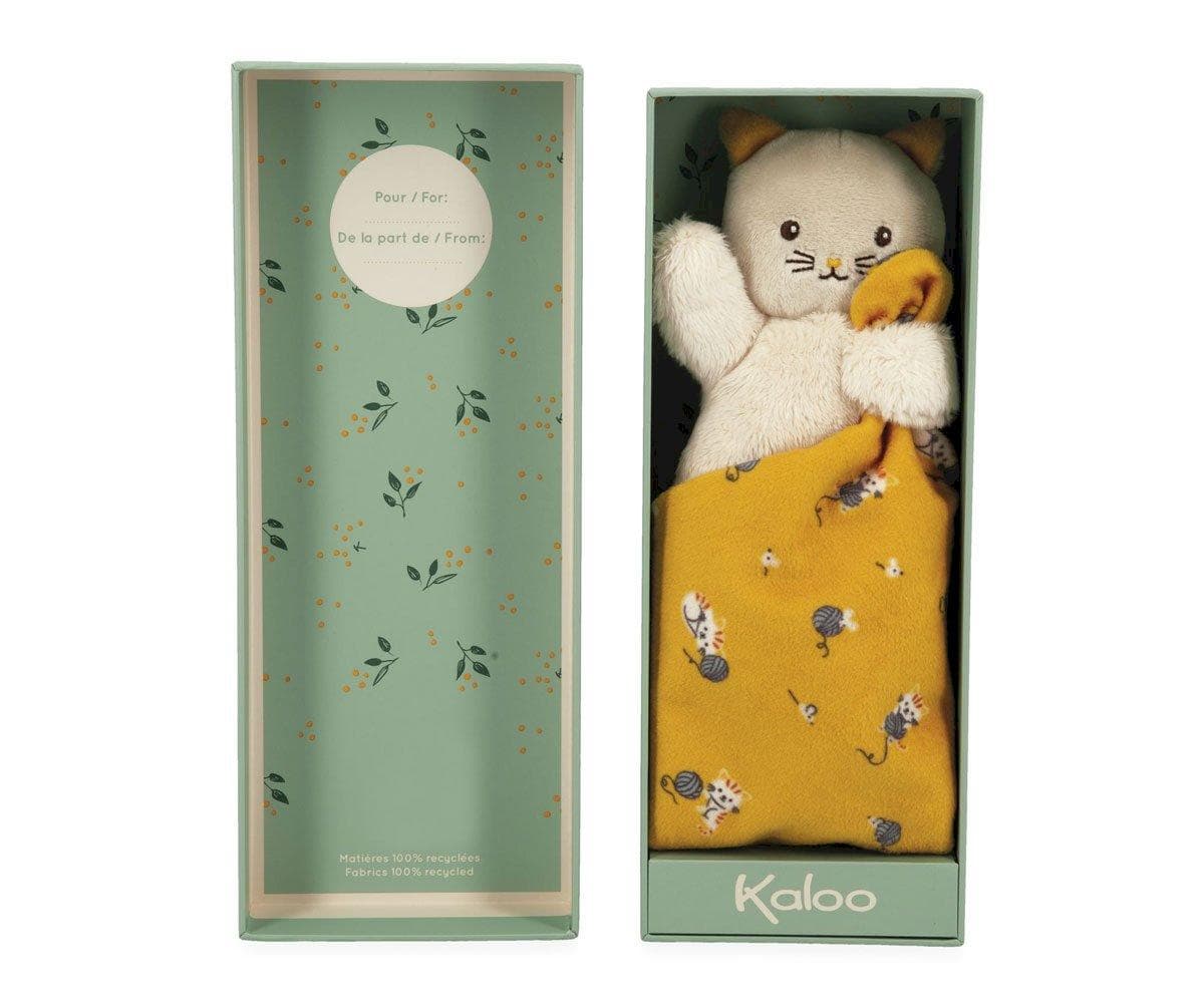 Doudou Gato Amarelo Personalizado