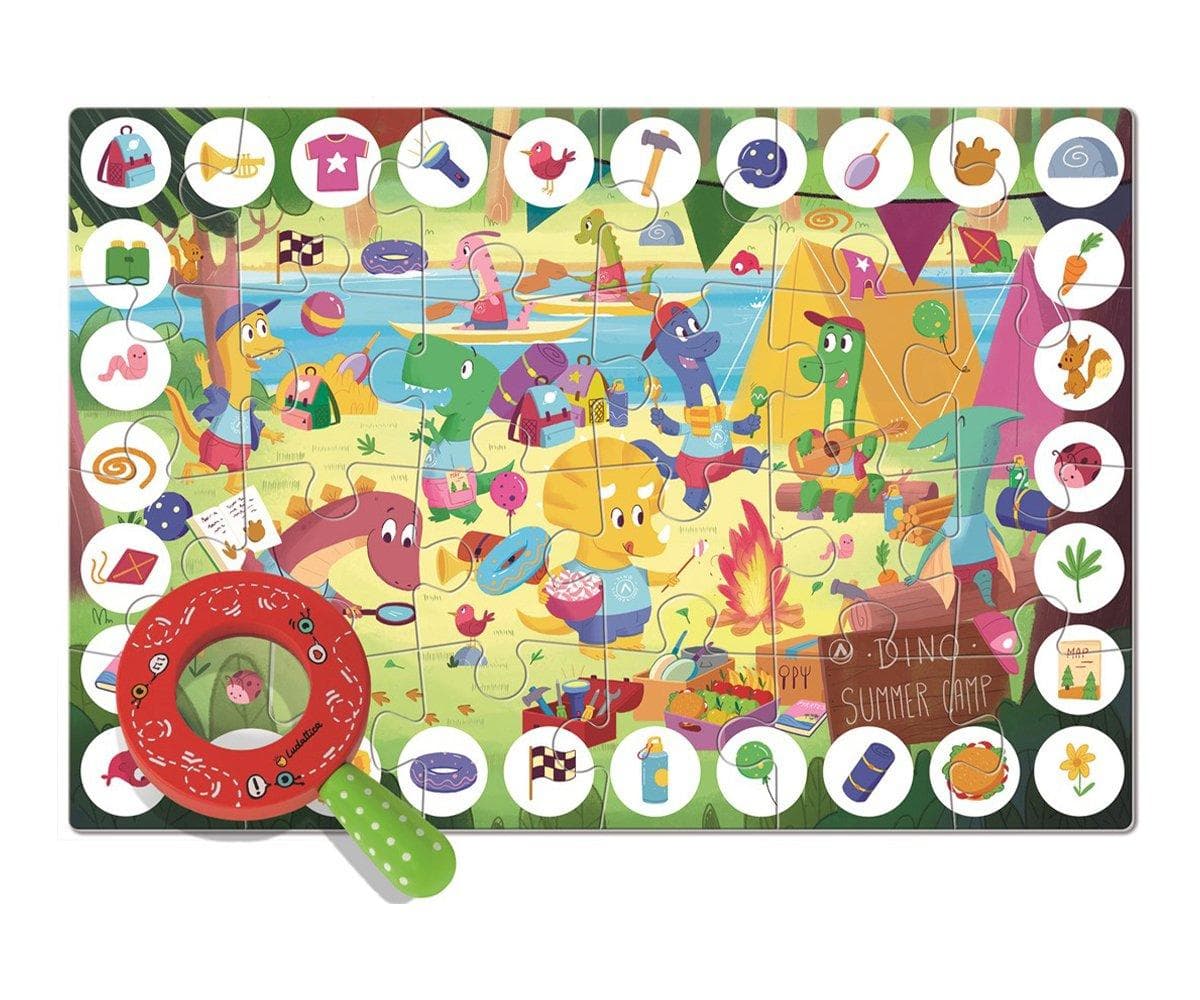 Puzzle Zoom Dinosaurs