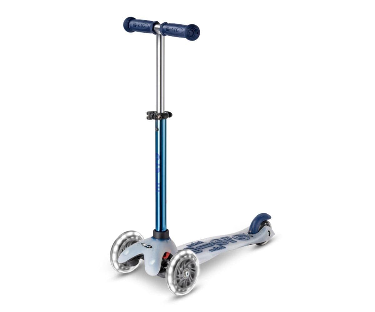 Scooter Azul Neocromático Mini Micro Deluxe Flux LED