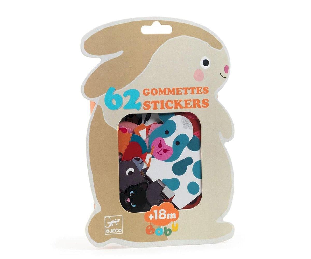 62 Adesivos Baby Animals da Granja