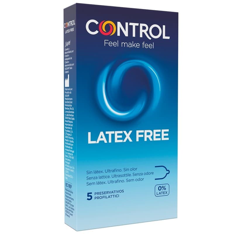 Control Latex Free Preservativi Senza Lattice 5 Pezzi