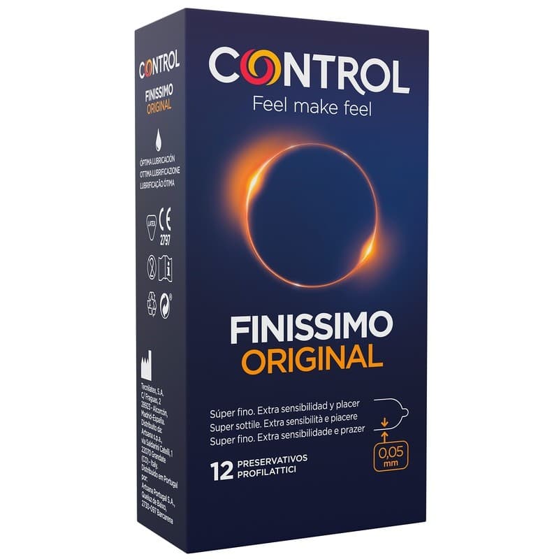 Control Finissimo Original Preservativi Super Sottili 12 Pezzi