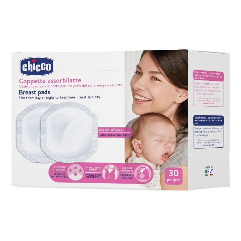 Chicco Coppette Assorbilatte 30 Pezzi