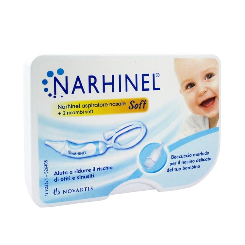Narhinel Aspiratore Nasale Soft per Neonati e Bambini