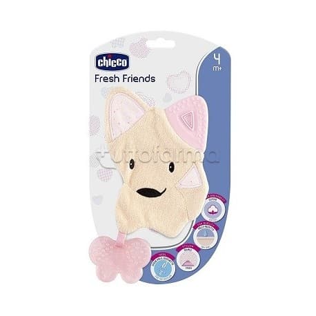 Chicco Fresh Friends Massaggiagengive Rosa per Sollievo Gengivale Neonati 1 Pezzo