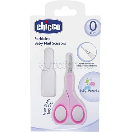 Chicco Forbicine per Neonati Rosa 1 Pezzo Rosa