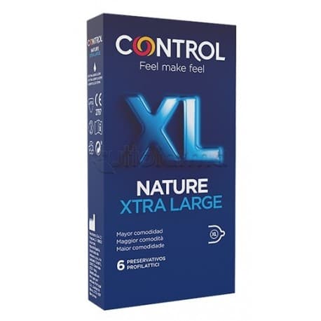 Control New Nature Xtra Large Preservativi XL Confezione da 12 Pezzi