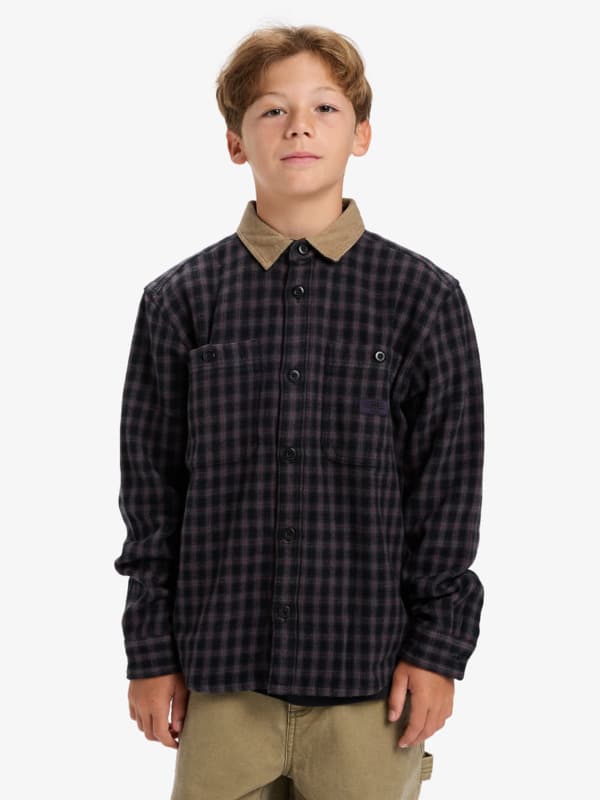 Mercury Sandstrokes - Camisa de manga comprida Preto rapazes 8-16
