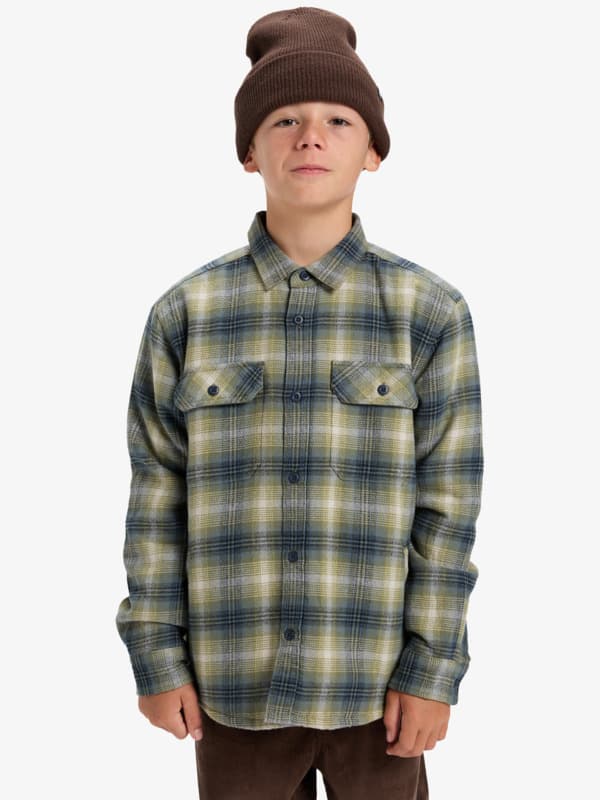 Venture Sherpa - Sobrecamisa de manga comprida Verde rapazes 8-16