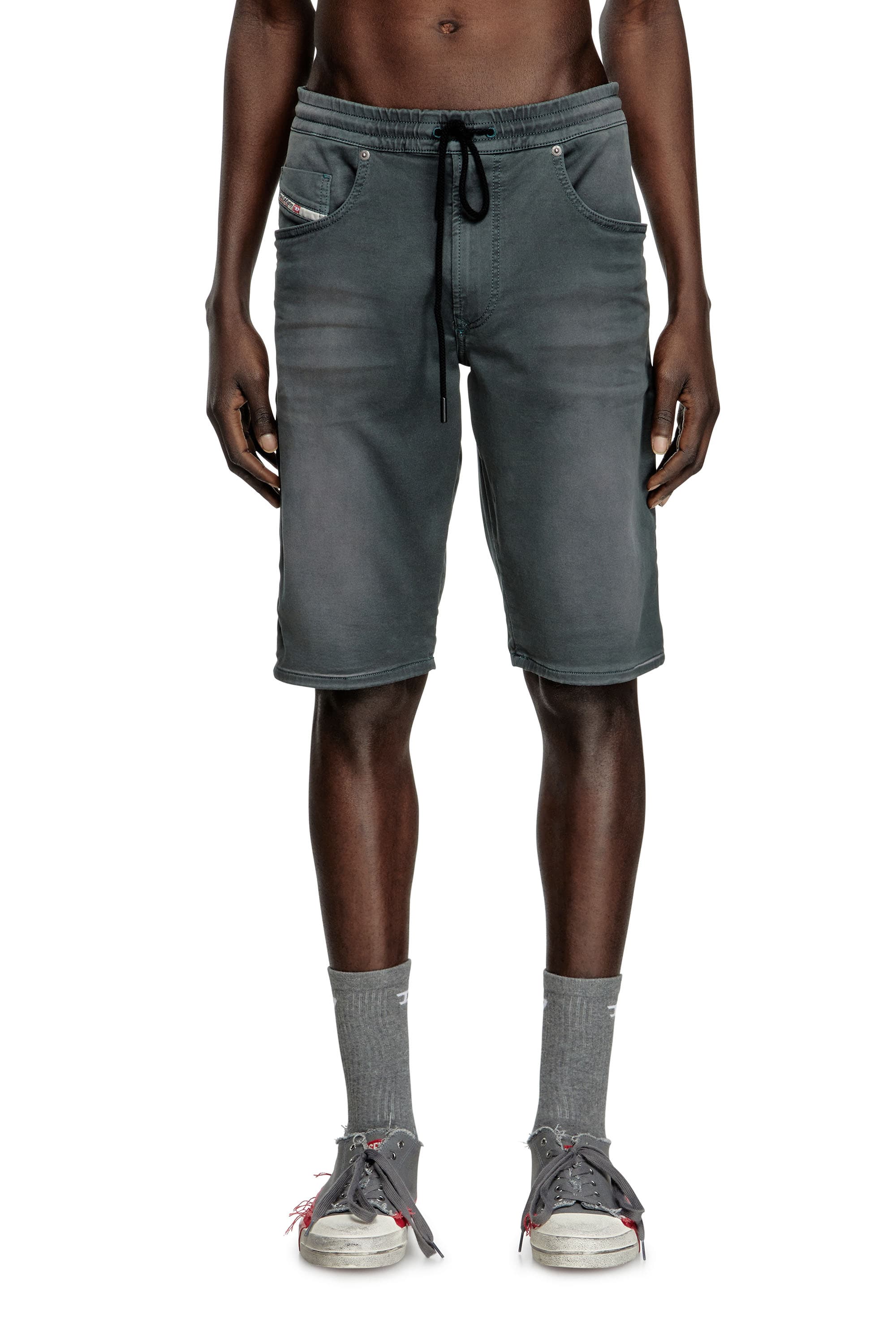 Diesel - Chino shorts in JoggJeans - Denim short pants - Man - Grey