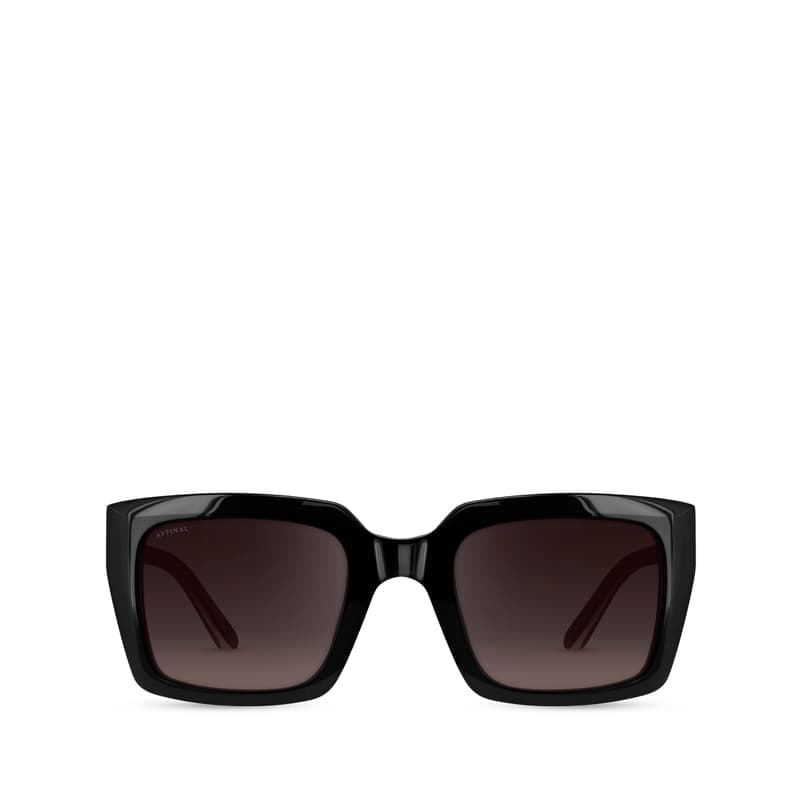 Aspinal of London Hamptons Women's Sunglasses in Black Crystal Acetate