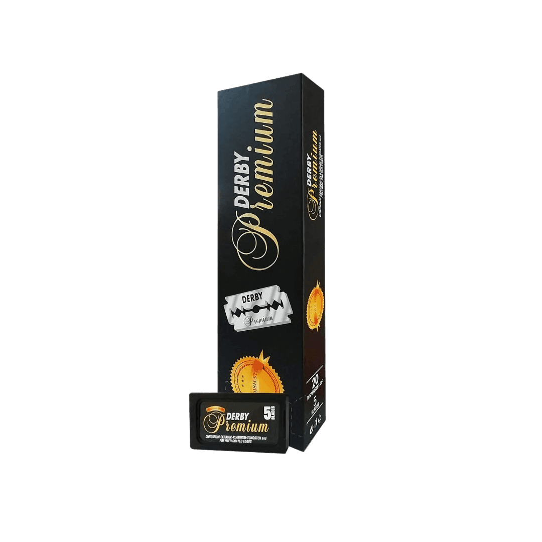 Derby Premium Lâminas Para Navalha 100 Unidades