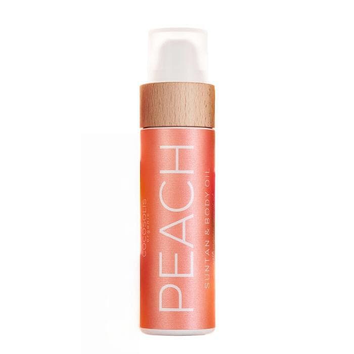 Cocosolis Óleo Corporal Bronzeador PEACH 100ml - Bronze Intenso e Pele Aveludada