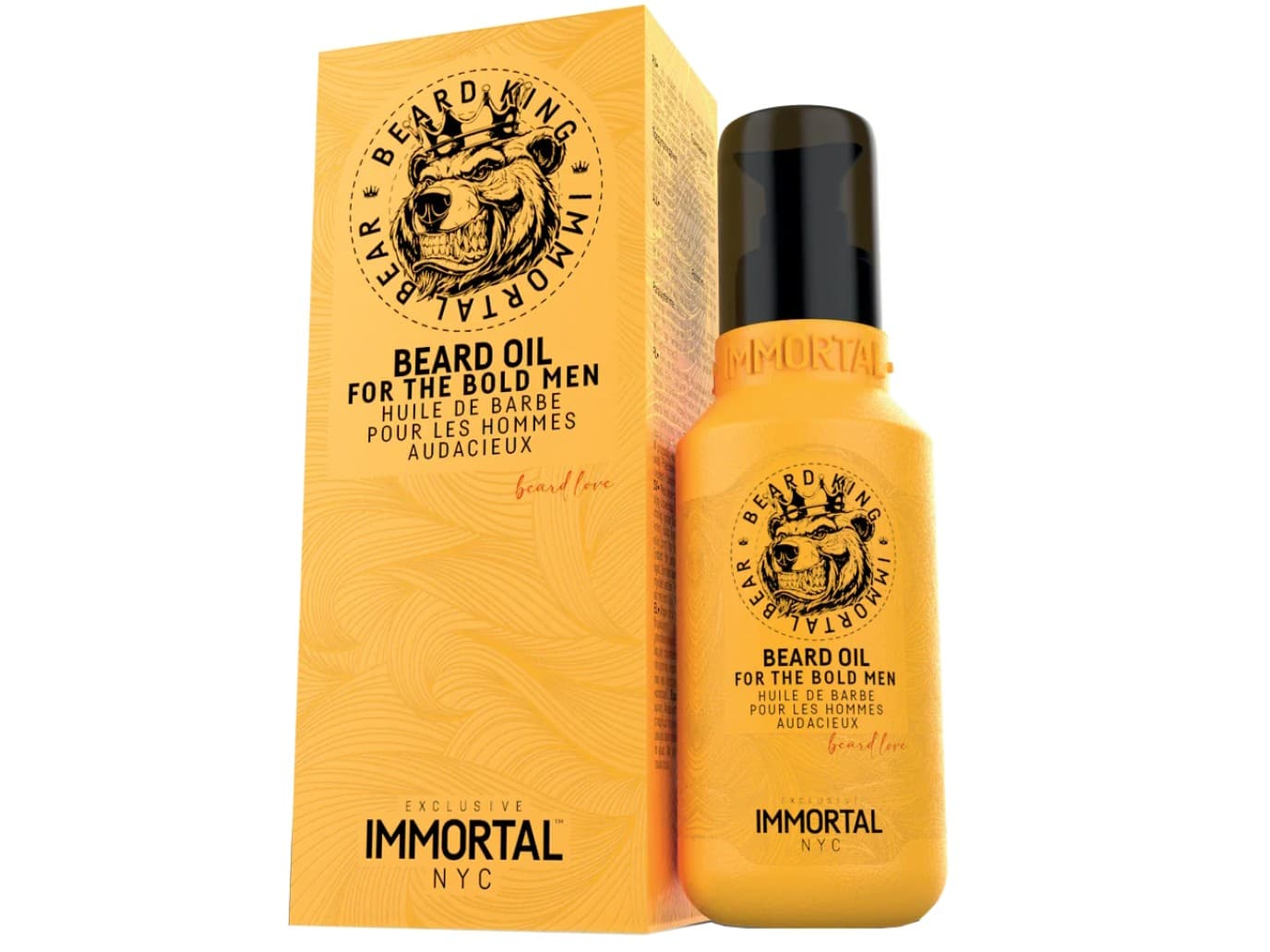 Immortal NYC Beard King Óleo de Cuidado para Barba e Bigode 100 ml