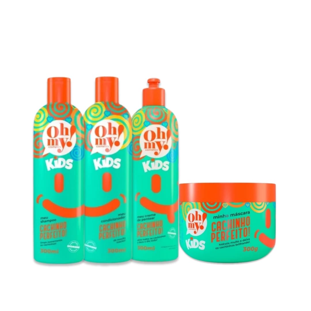 Oh My Cosmetics Kids Kit Cachinho Perfeito 4 Itens