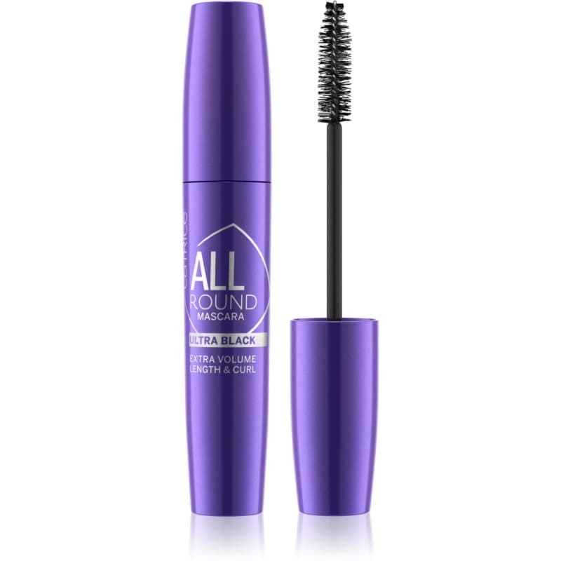 Catrice Allround máscara para prolongamento, curvatura e volume tom 010 Ultra Black 11 ml