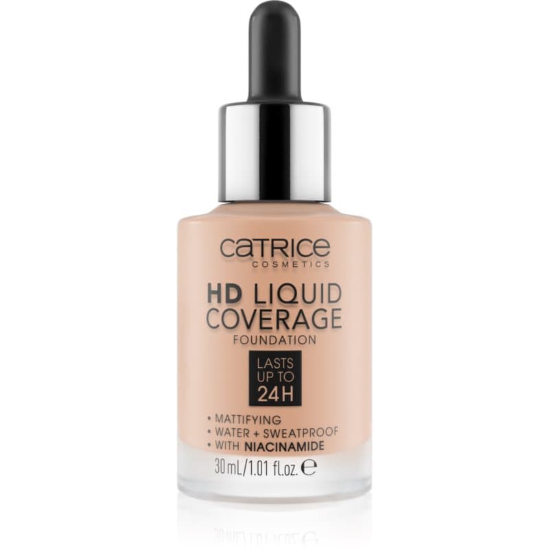 Catrice HD Liquid Coverage base tom 020 Rose Beige 30 ml