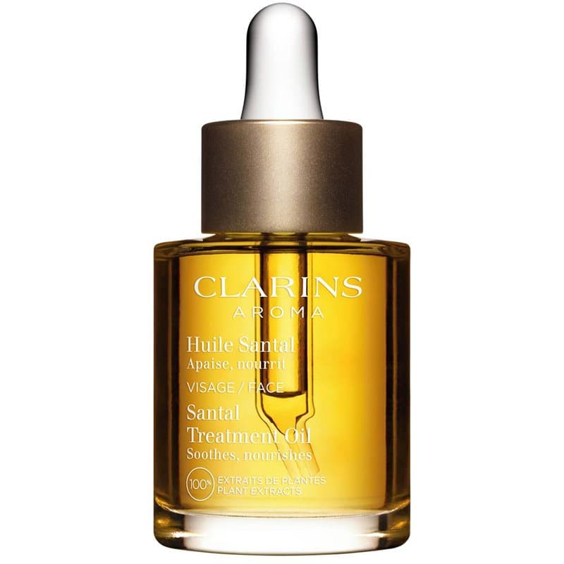 Clarins Santal Treatment Oil óleo calmante para pele seca 30 ml