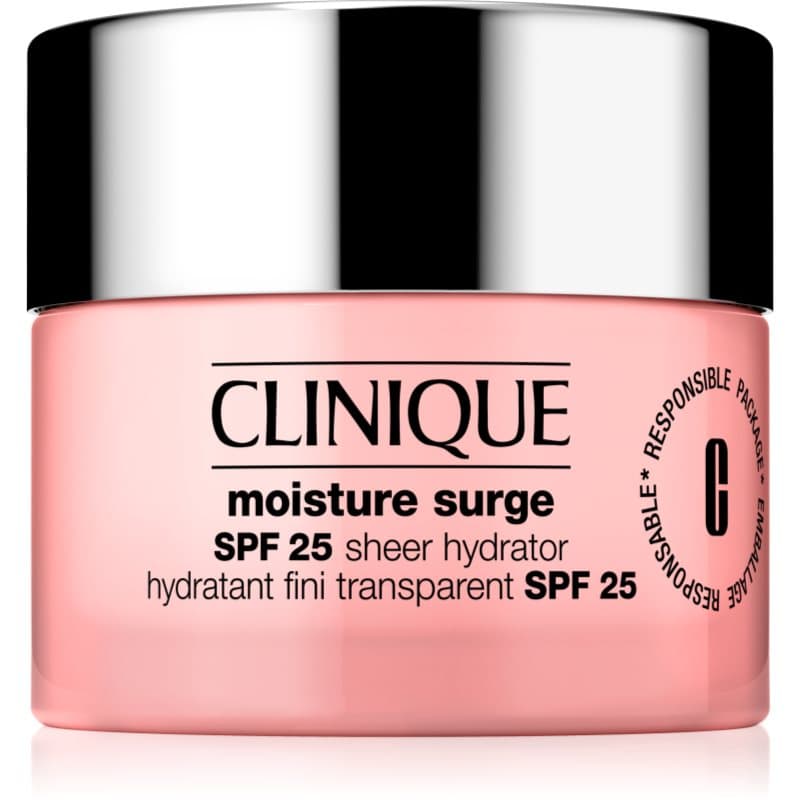 Clinique Moisture Surge™ SPF 25 Sheer Hydrator creme de dia nutritivo e hidratante SPF 25 30 ml