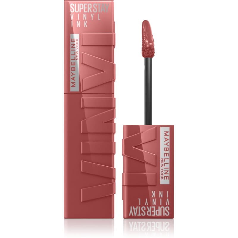 MAYBELLINE NEW YORK SuperStay Vinyl Ink batom líquido de longa duração 35 CHEEKY 4.2 ml