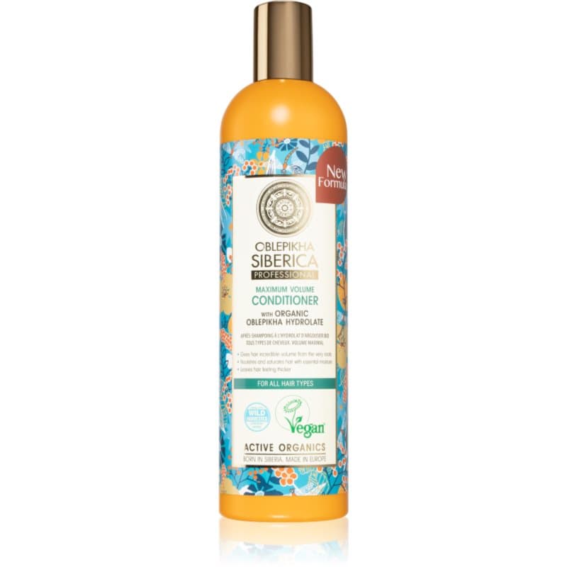 Natura Siberica Oblepikha (Sea-Buckthorn) condicionador para um volume máximo 400 ml