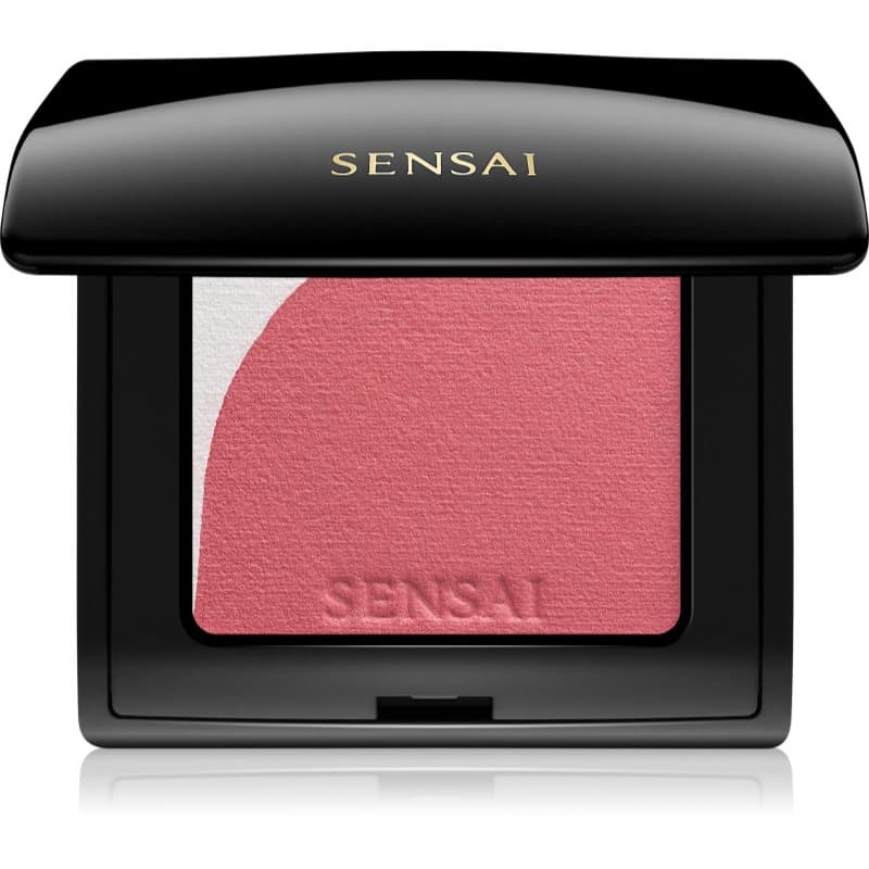 Sensai Blooming Blush blush iluminador com pincel tom 01 Blooming Mauve 4 g