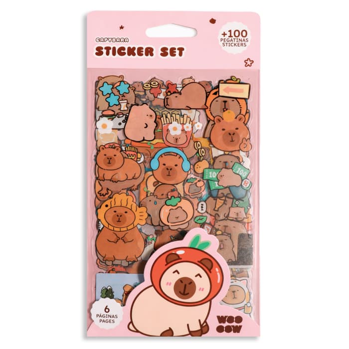 Autocolantes Capybara Sticker Set 21.5 gr