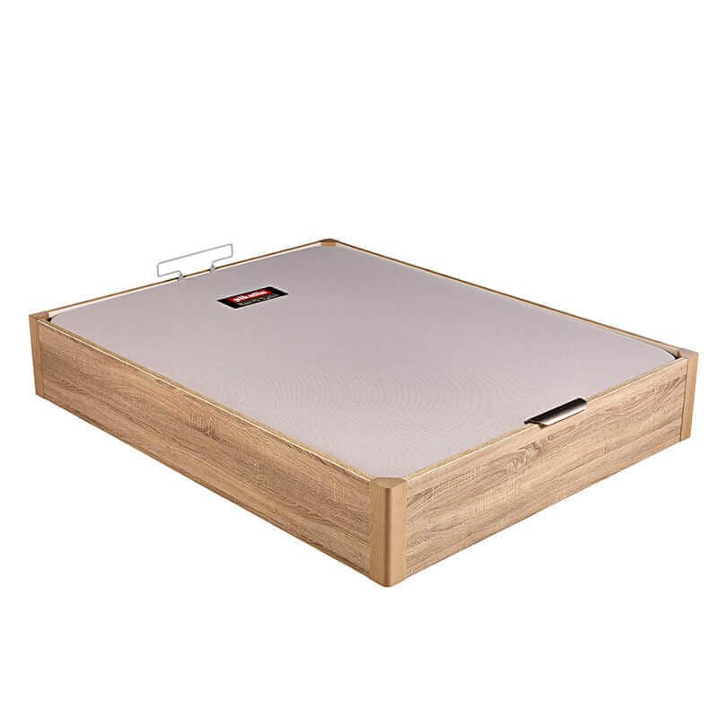 Sofá dobrável Pikolin Desing com tampa embutida altura 31 cm 150x200cm natural