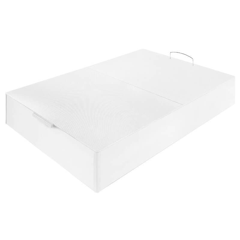 Sofá dobrável com capa protetora contra poeira, altura 33 cm Branco 160x200cm