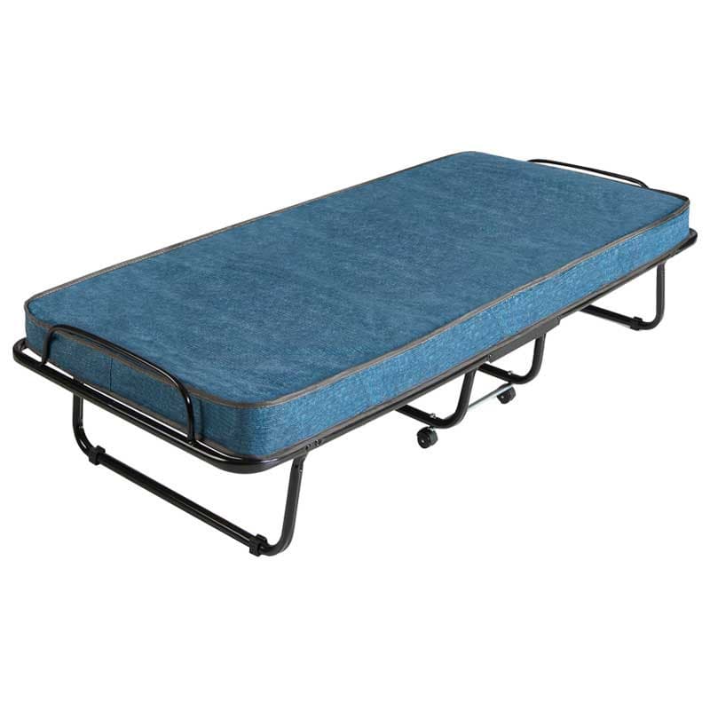 Cama dobrável de solteiro com colchão de espuma Ergoform 80x190cm