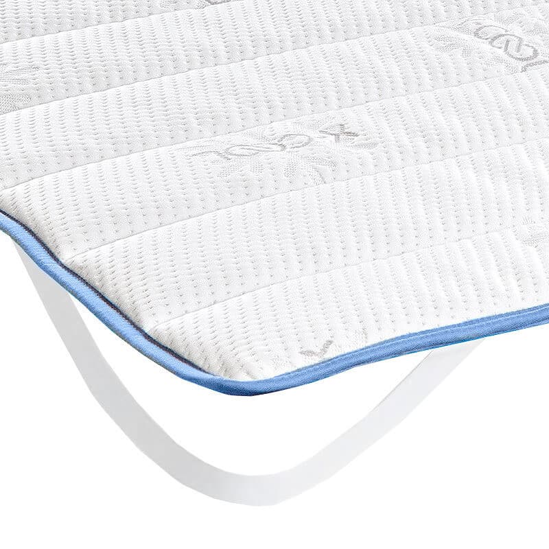 Sobrecolchão X Cool com efeito refrescante, 3,5 cm de altura, preenchido com fibras e espuma, respirável, alta frescura e conforto extra. 105x190cm