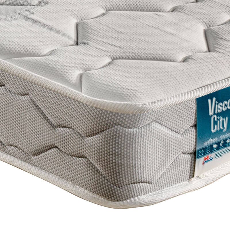 Colchão marrom visco City 16 cm firme adequado para beliches 80x182cm