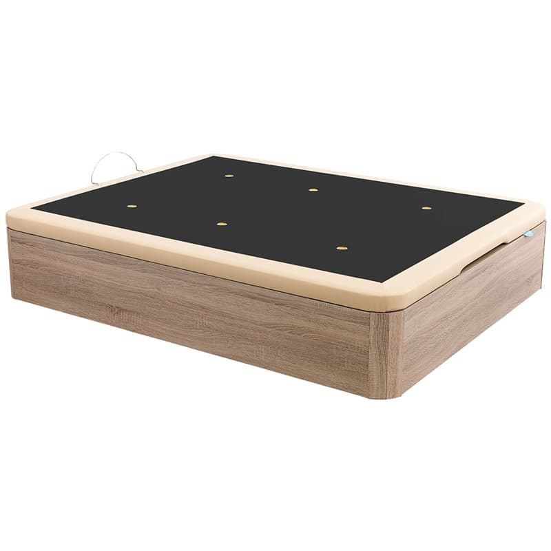 Peito dobrável Relax Evoque grande capacidade altura 38 cm 160x190cm natural