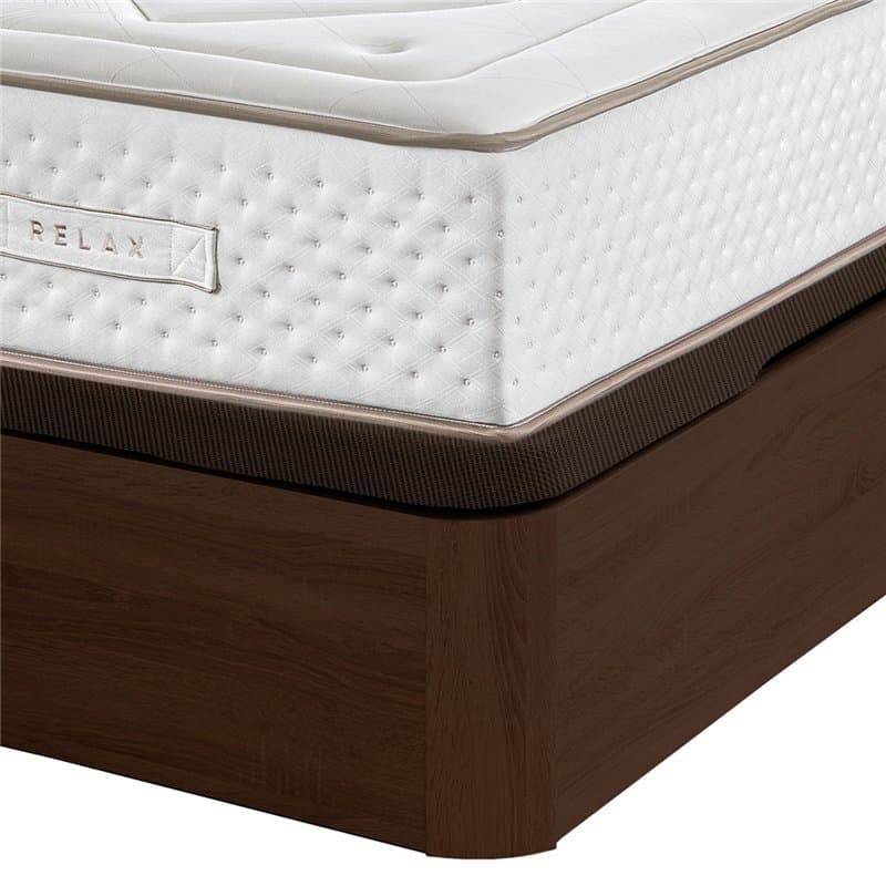 Colchão de molas ensacadas Gaviota Oro de 31 cm com visco-grafeno + estrutura de cama dobrável Relax 3D com grande capacidade e 32 cm de altura.