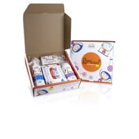 Caixa de presente bebê cereja 6m 1 unidade - Officina Naturae