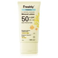 3 x Fotoprotetor infantil natural fps 50+ 50 ml de creme - Freshly Cosmetics
