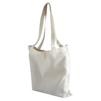 5 x Sacola de algodão ecológico 38x42cm 1 unidade (Branco) - Ecodis
