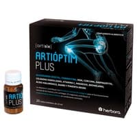 3 x Artioptim plus saúde articular 20 frascos de 10ml (Pêssego) - Herbora