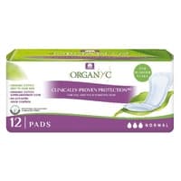 3 x Almofada para incontinência normal orgânica 12 unidades - Organyc