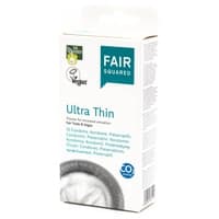 Preservativos ultrafinos 100% látex natural 10 unidades - Fair Squared