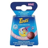 Bola efervescente rosa banho mágico 1 unidade - Tinti