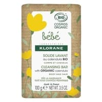 Limpador sólido orgânico de calêndula para bebês 100 g - Klorane