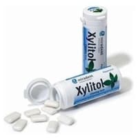 3 x Goma de mascar com sabor de menta e xilitol 30 g - Miradent