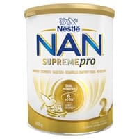 Leite infantil nan supreme pro 2 em pó, bebé +6m 800 g de pó - NAN