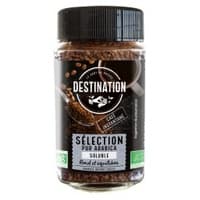 10 x Café Arábica Solúvel Liofilizado 100% Orgânico 100 g - Destination Bio